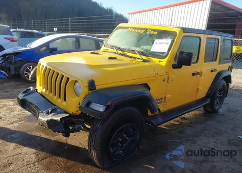 2018 Jeep Wrangler Unlimited Sport 4X4 z USA, uszkodzony, nr VIN 1C4HJXDG9JW296585